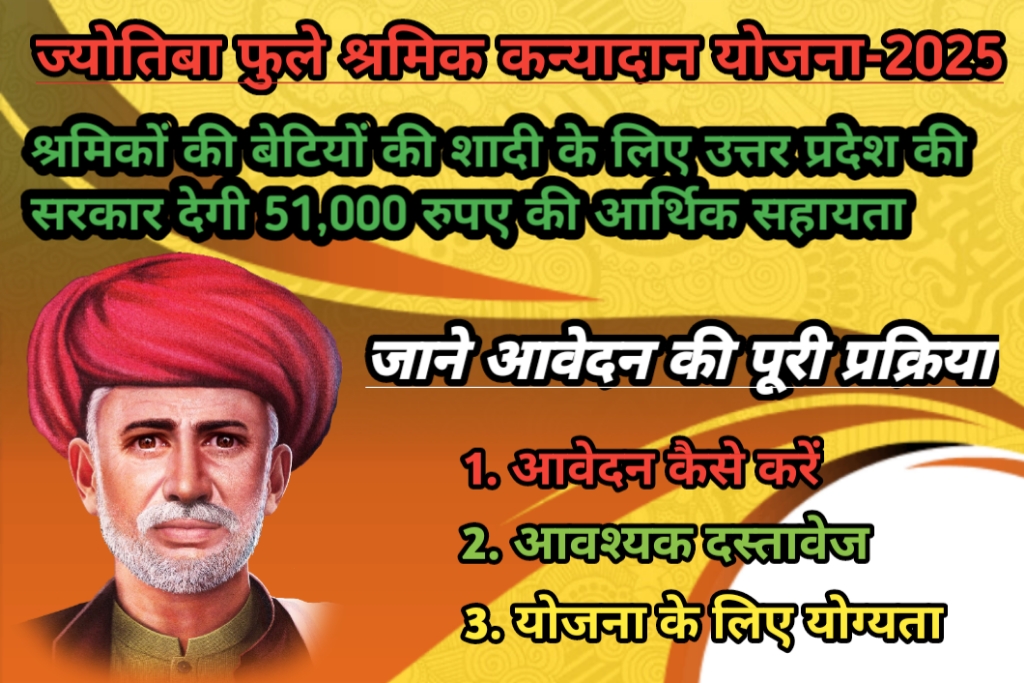 ज्योतिबा फुले श्रमिक कन्यादान योजना-2025